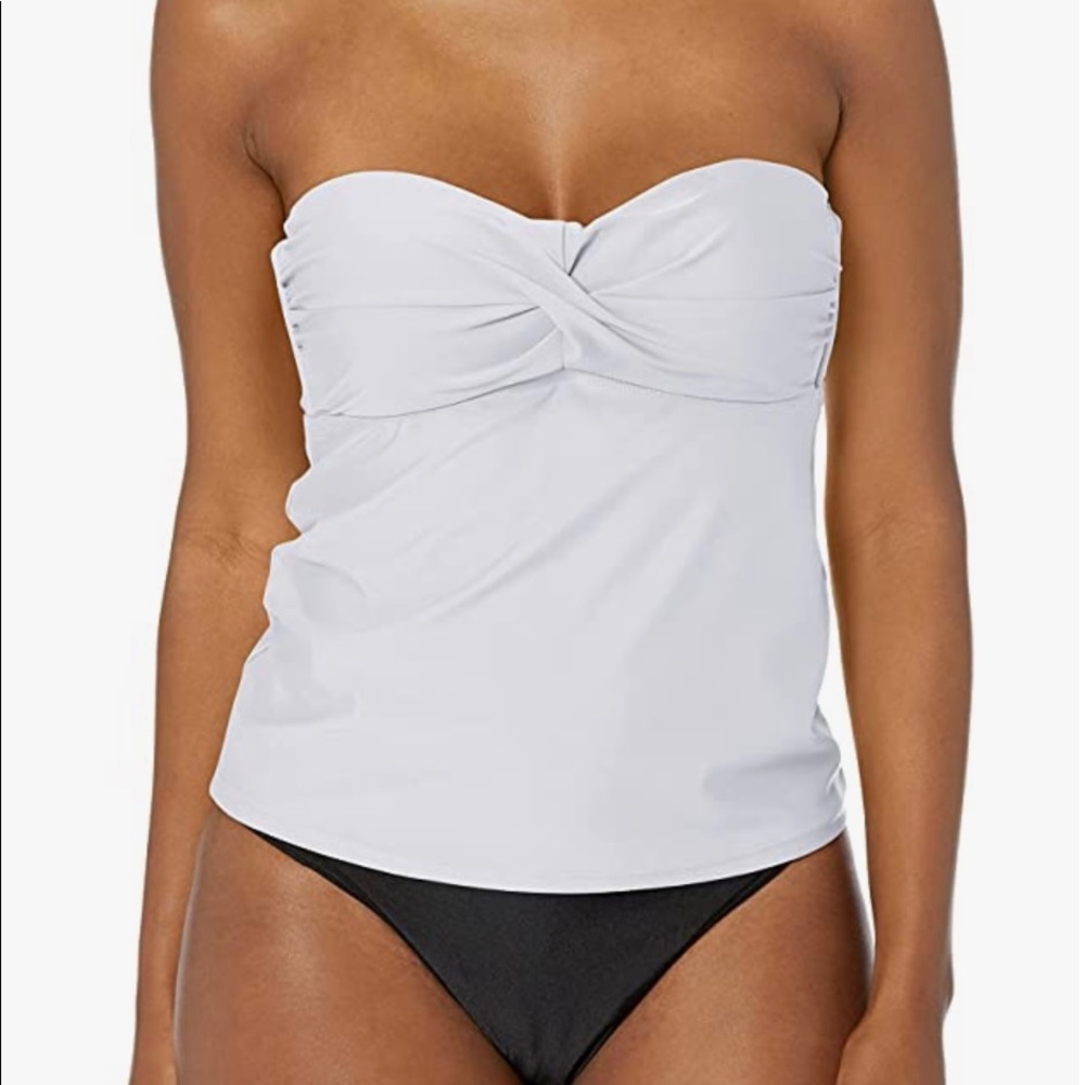 NOWT Catalina Twist Front Bandeau Tankini Top